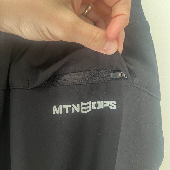 Mtn Ops Women’s Joggers‎ Sweatpants Zip Pocket, Drawstring Black Size Small - Picture 3 of 16
